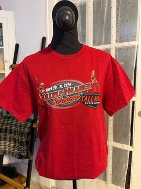 NASCAR 2024 Talladega Triple Header Weekend Mens Medium Red graphic tee